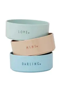 Design Letters Sada misek Design Letters Mini favourite bowl set 3-pack