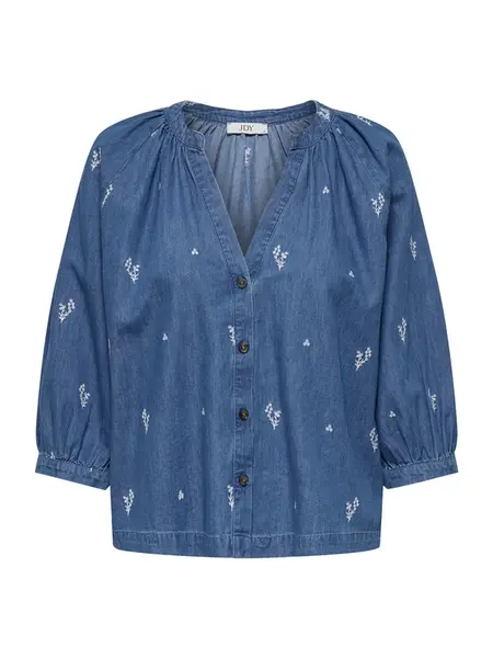JDY Blúzka 'JDYKAI'  modrá denim / biela