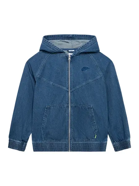 Nike Sportswear Prechodná bunda  modrá denim