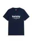 Tommy Jeans Tričko  námornícka modrá / červená / biela