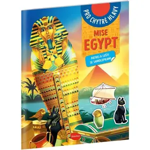 ELLA & MAX MISE EGYPT Pátrej a lušti se samolepkami, mix, velikost