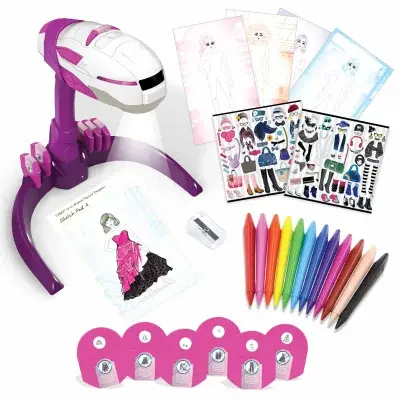 Módní ateliér s projektorem