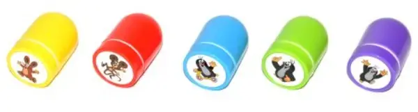 Razítka Krtek plast 4cm