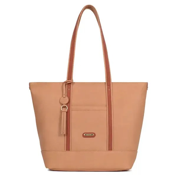 Dámská elegantní kabelka Hexagona Jania - broskyňová