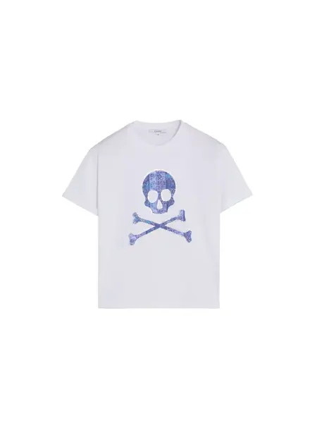 Scalpers Tričko ' '  šedobiela