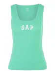 Gap Petite Top  tyrkysová / biela