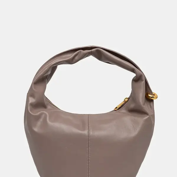 Kožená kabelka Furla hnědá barva, WB01676.BX3168.MA2001002