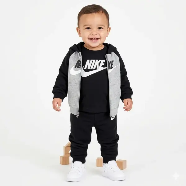 Nike kids color blocked hbr jogger set 12m