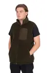 Fox vesta olive sherpa hybrid gilet - m