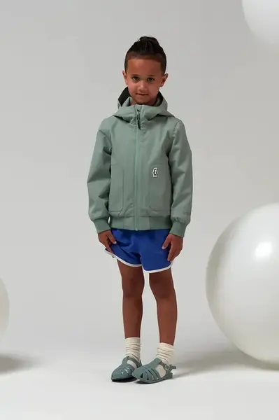 Dětská nepromokavá bunda Gosoaky BLUE BIRD zelená barva, 251.9.1.527