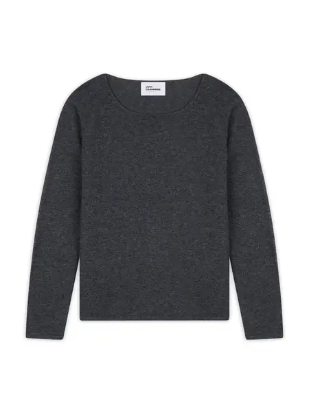 JUST CASHMERE Sveter 'Vivian'  antracitová