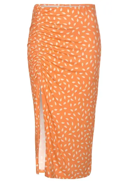 VIVANCE Sukňa 'VIVANCE'  oranžová / biela