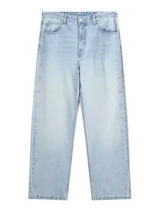 Bershka Džínsy  svetlomodrá