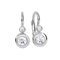Soliter Stříbrné náušnice s krystaly 436 001 00330 04