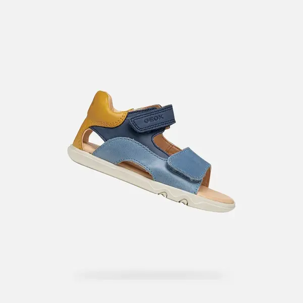 Modré chlapecké barefoot sandály Geox