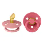 BIBS Dudlíky anatomické z přírodního kaučuku Colour 2 ks - velikost 1, Dusty Pink / Coral