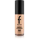 flormar Perfect Coverage Mat Touch Foundation zmatňujúci make-up pre zmiešanú až mastnú pokožku odtieň 308 Fair Ivory 30 ml