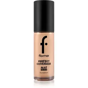 flormar Perfect Coverage Mat Touch Foundation zmatňujúci make-up pre zmiešanú až mastnú pokožku odtieň 308 Fair Ivory 30 ml