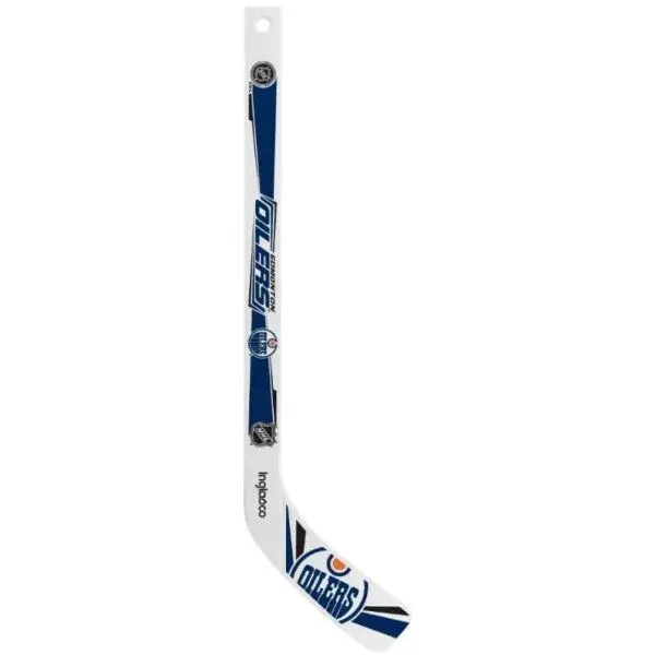 INGLASCO EDMONTON OILERS NHL Hokejová minihokejka, bílá, velikost