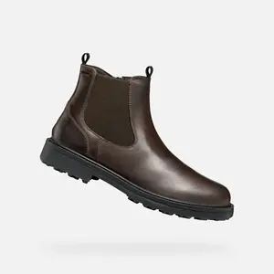 Men's Brown Ankle Boots Geox Lagorai + Grip B A - Mens