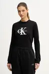 Bavlněné tričko s dlouhým rukávem Calvin Klein Jeans