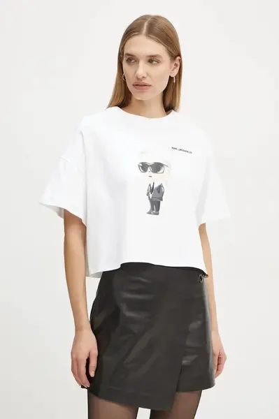 Karl Lagerfeld Bavlněné tričko Karl Lagerfeld IKON