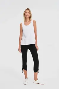 Marisse Black Cotton Leggings