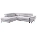 Welnova SEDACÍ SOUPRAVA, textil, šedá