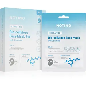 Notino Hydrating Bio-Cellulose Face Mask with Ceramides sada plátenných masiek s hydratačným účinkom