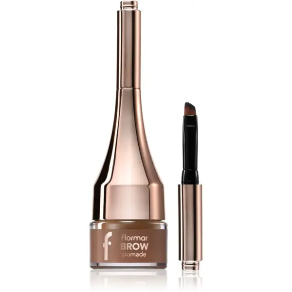 flormar Brow Pomade pomáda na obočie so štetčekom odtieň 01 Beige 2,2 g