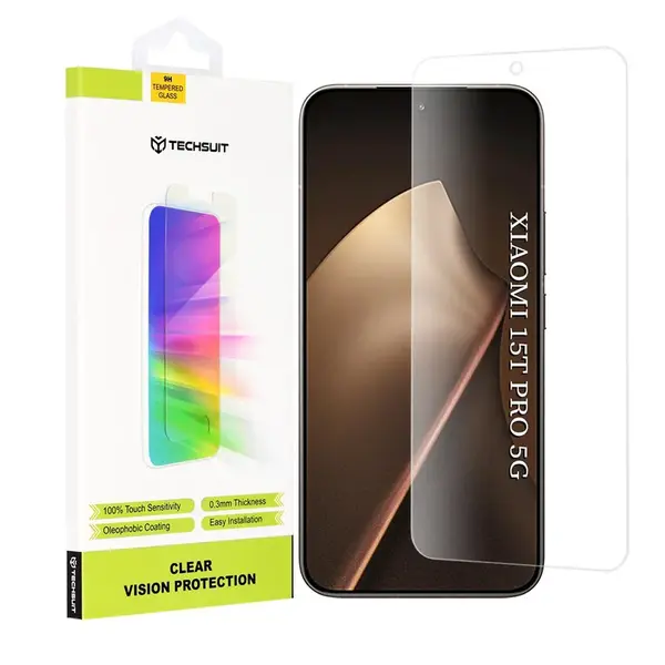Techsuit Clear Vision Tvrzené sklo, Xiaomi 15T Pro