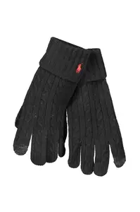Černé rukavice Ralph Lauren