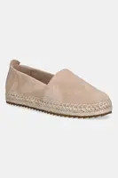 Nubukové espadrilky Marc O'Polo GEM 6B béžová barva, 50315613801305