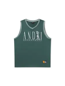 AND1 Športový top  jedľová / biela
