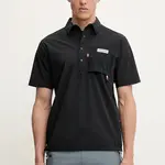 Sportovní polo tričko Columbia Cove Beach pánské, černá barva, 2119481