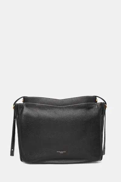 Kožená kabelka Gianni Chiarini OTTAVIA černá barva, BS 11292 GRN