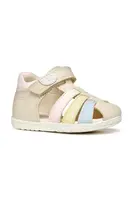 Dětské sandály Geox MACCHIA béžová barva, B254WB.08502