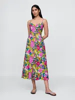 GAP Floral midi dress - Women's