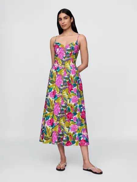 GAP Floral midi dress - Women's