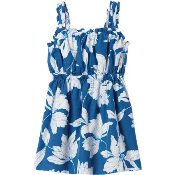 GAP SMOCK Dievčenské šaty, modrá, veľkosť 4Y