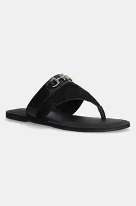 Kožené žabky Tommy Hilfiger MIXED LEATHER HORSEBIT THONG