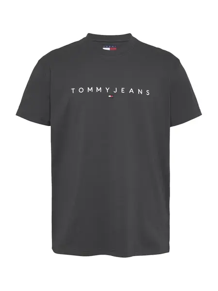 Tommy Jeans Tričko  grafitová / biela