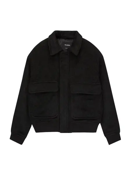 Pull&Bear Prechodná bunda  čierna