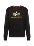 ALPHA INDUSTRIES Mikina  zlatá / čierna
