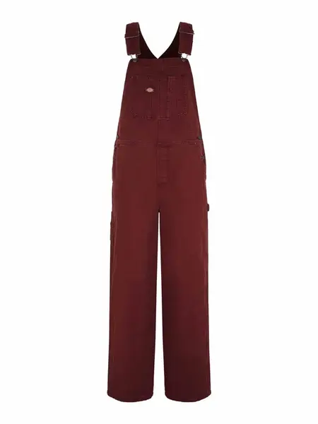 DICKIES Overal 'Bib'  hrdzavohnedá