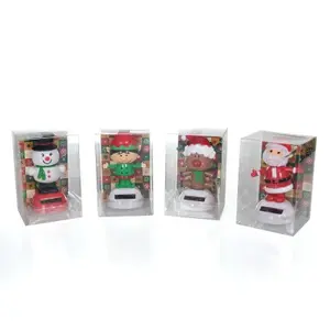 Vánoční tančící solární figurky  11 cm