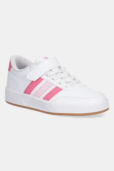 Dětské tenisky adidas BREAKNET 3.0 bílá barva, JS3684