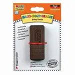 Drevená hrkálka MAXI - tmavá