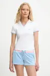 Polo tričko Juicy Couture SHRUNKEN POLO TEE