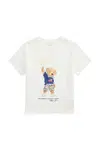 Tričko Polo Ralph Lauren bílá barva, 322979103002